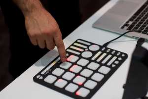 MIDI pad and computer